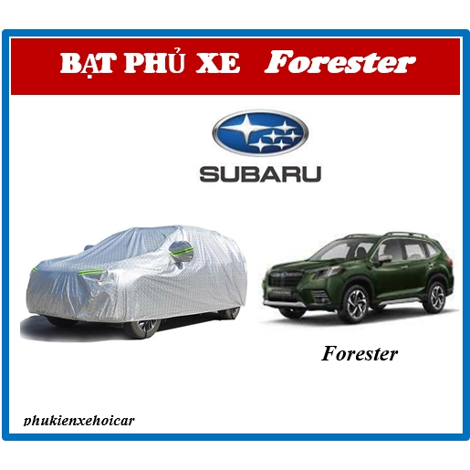 ผ้าคลุมรถ Subaru Forester เคลือบอะลูมิเนียมคุณภาพสูง - กันแดดและกันฝน 3 ชั้น