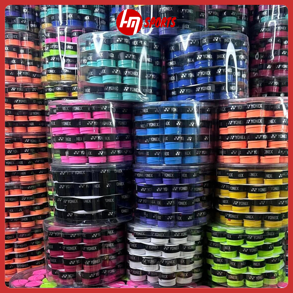 [Combo of 5 wraps] ด้ามจับไม้แบดมินตัน Yonex ผ้าพันมือแบดมินตันและเทนนิสกันลื่นสบายดูดซับเหงื่อ