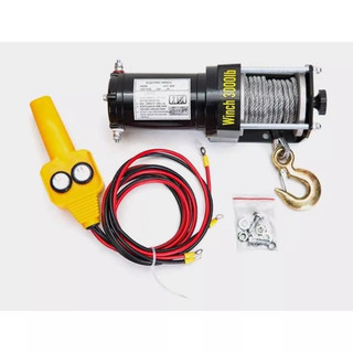 Tời điện 12v ắc quy 3000IBS(lực kéo 1360kg, lực nâng dưới 100kg)