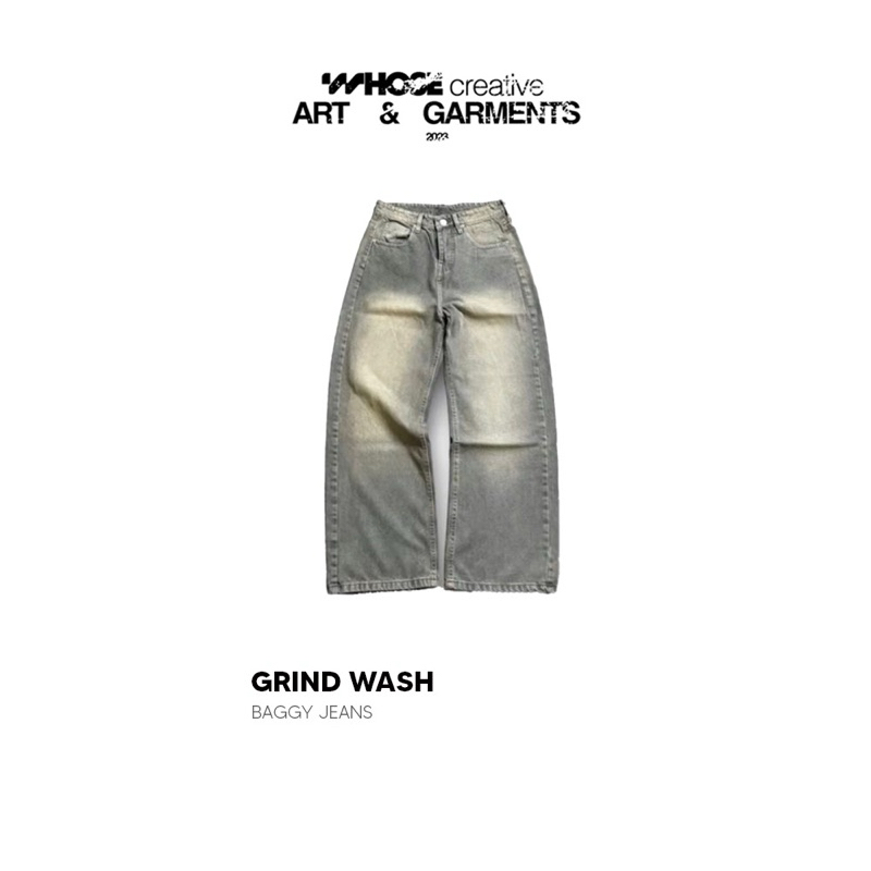 WHOSE STUDIO GRIND WASH Pants (มือ 2 ไซส์ M)