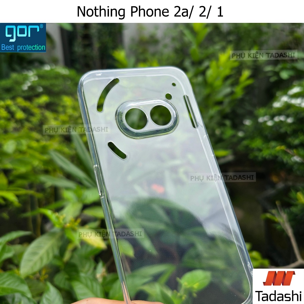 Nothing Phone 2a/ 2a Plus, Nothing Phone 3a/ Nothing Phone 3a Pro เคสยืดหยุ่นโปร่งใสพร้อมขอบป้องกันก