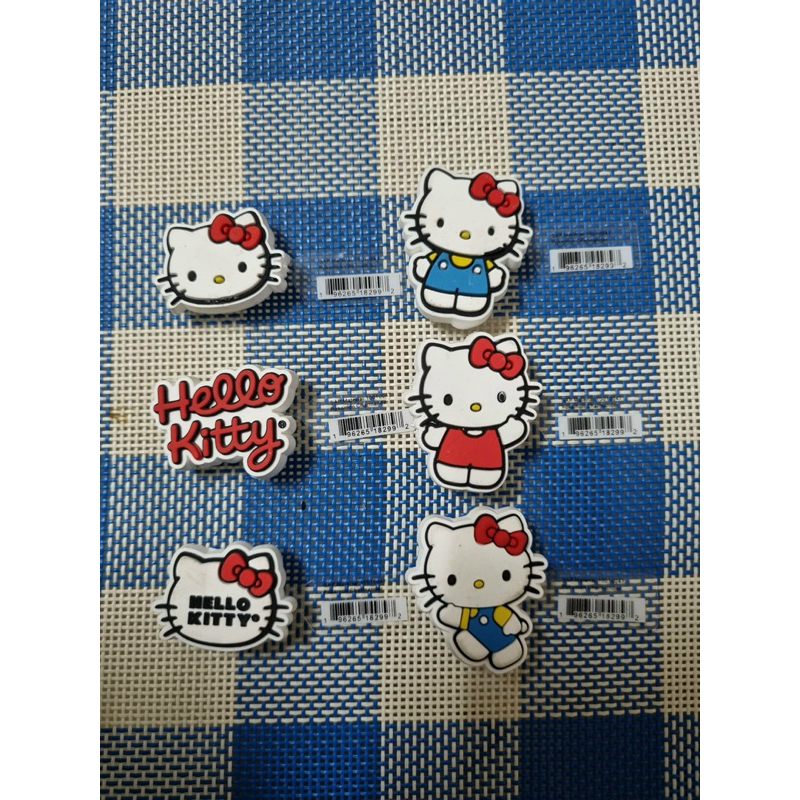 [GENUINE] Jibbitz Hello Kitty Brand.Charm Sticker ติดรองเท้าแตะ Crocs