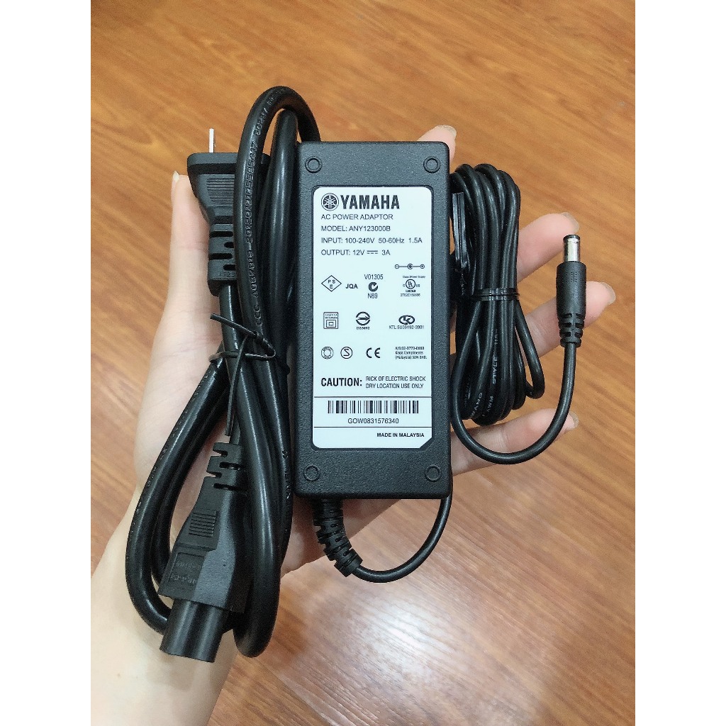 สายไฟสําหรับ YAMAHA PSR-640 PSR-740 PSR-E423 PSR-E453 PSR-E463 PSR-E740 คีย ์ บอร ์ ดเปียโนดิจิตอล