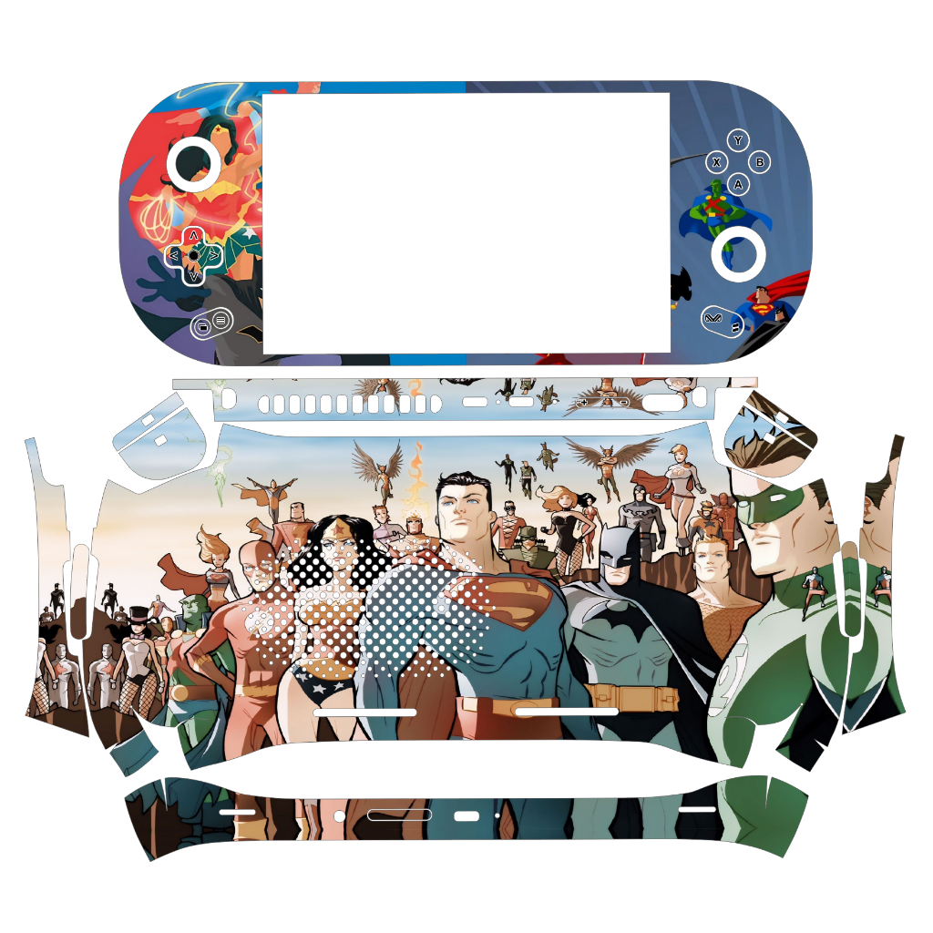 สติ๊กเกอร์ผิว AYANEO 2, 2s, Geek 1s, KUN DC Superhero (ฟิล์มนูน 3M ปรับแต่งตามใจชอบ รายละเอียดก่อนตั