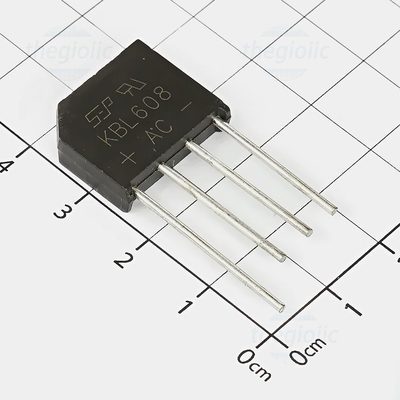 [5 ชิ้น]- KBL608 Bridge Rectifier Diode 800V 6A