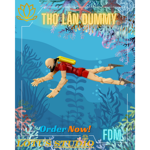 Dummy 13 โมเดลนักดําน้ําแบบกําหนดเอง