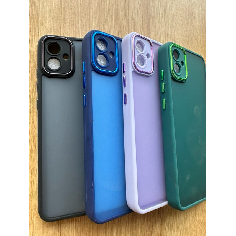 Samsung A04, เคส Samsung A04E ขอบยืดหยุ่นและหลังพลาสติกหยาบ