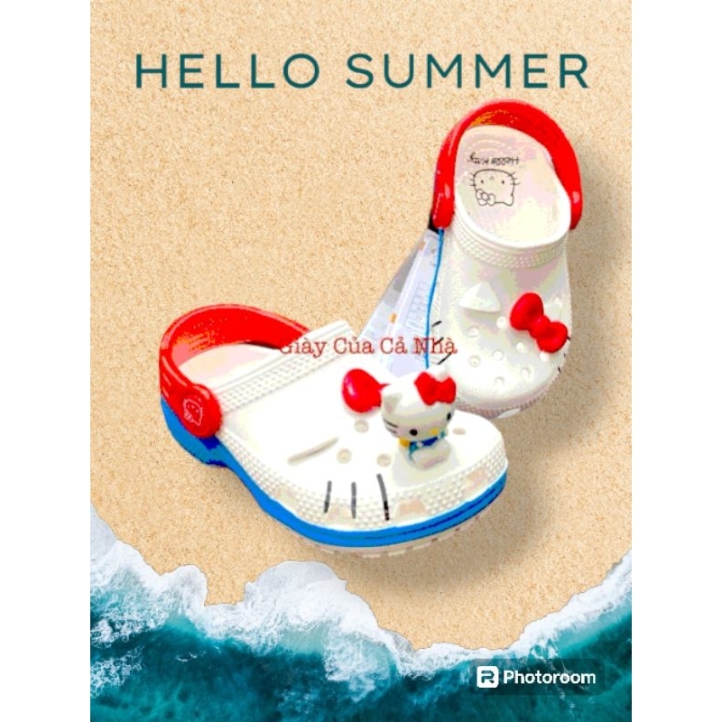 รองเท้าแตะ Hello Kitty สําหรับแม่และเด็ก