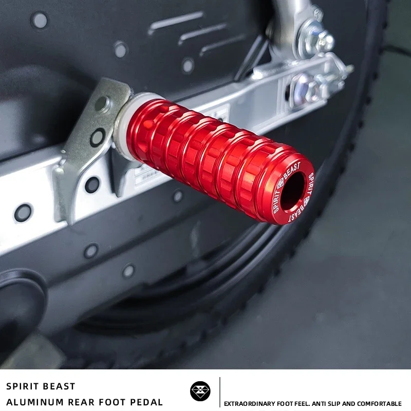 Spirit Beast L25 ที่วางเท้าด้านหลังสําหรับ Honda CC110 (Honda Cross Cub 110cc), Cub 125