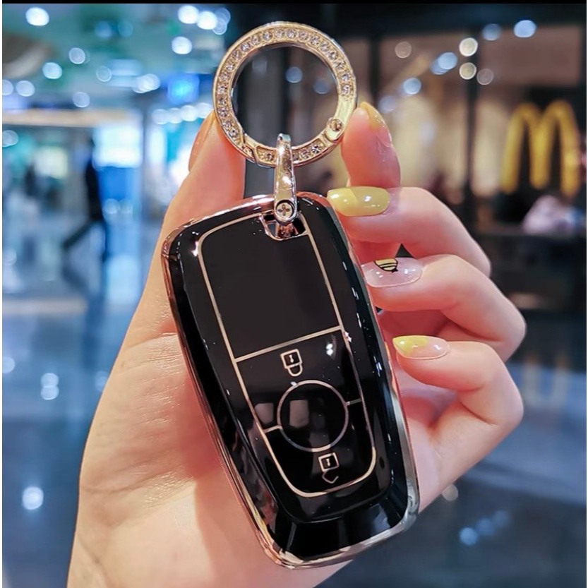 Ford Everest, Ecosport, Ranger Wildtrak Silver-Plated Key Protector Case - ผ ้ าคลุมรถ Ford