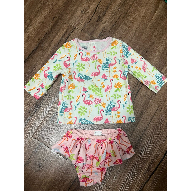 ชุดว่ายน้ํา TQXK Mudpie ที่ยอดเยี่ยมสําหรับเด็กผู้หญิงขนาด 4 ปี