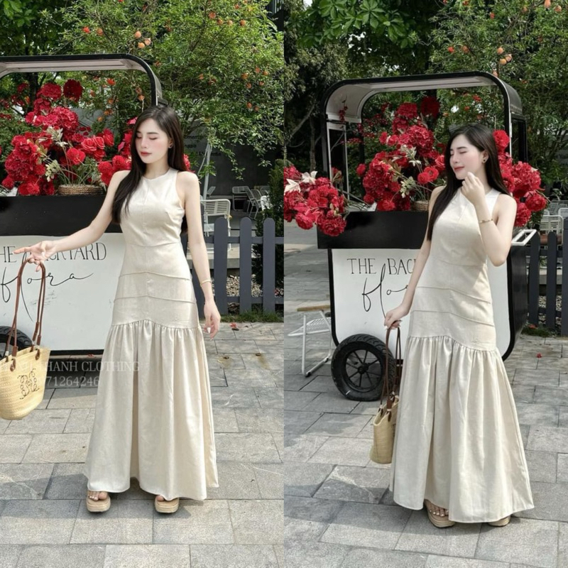 [V1.693] ဘက်ဇ်သက်သက် အဖွားငါးအမြီးပုံစံ မက်စီဝတ်စုံ (အလွှာ ၂ ထပ်) အရှည်ရှည် (ရုပ်ပုံအမှန်ပါ)