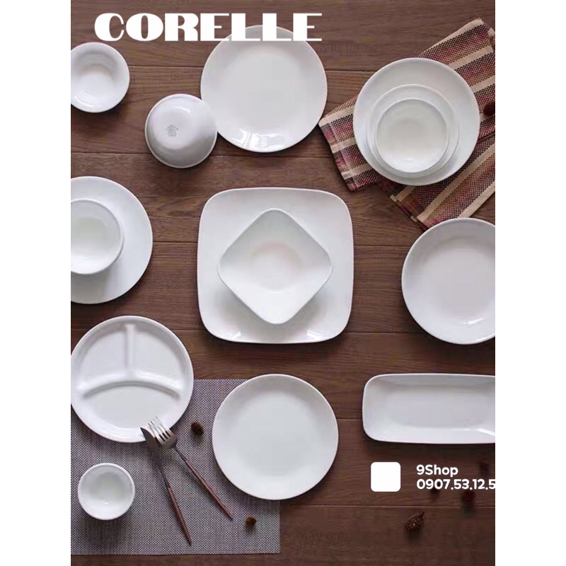 Corelle USA - Winter Frost White - Basic White Dish Collection [Retail ]