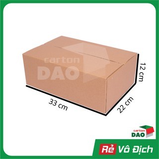 50 กล่องกล่อง 33 x 22 x 12 ซม