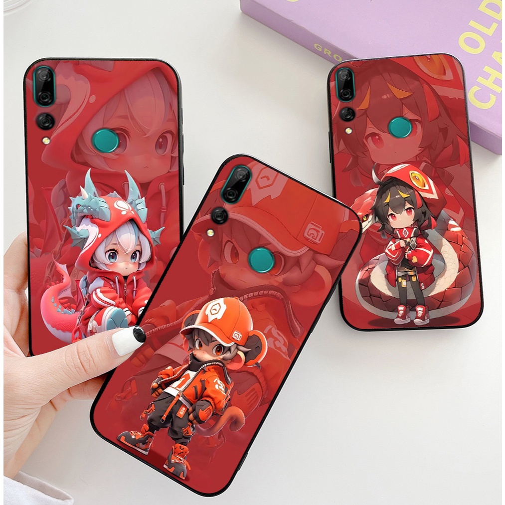 เคส Huawei y9 prime 2019 / huawei y9 2019 / y8s / y9s พิมพ์ลายสัตว์น่ารัก 12 ราศี