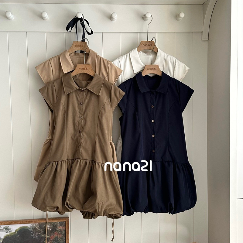 กระโปรงพองพร้อมกางเกง V2455 Nana21 ผู้หญิง