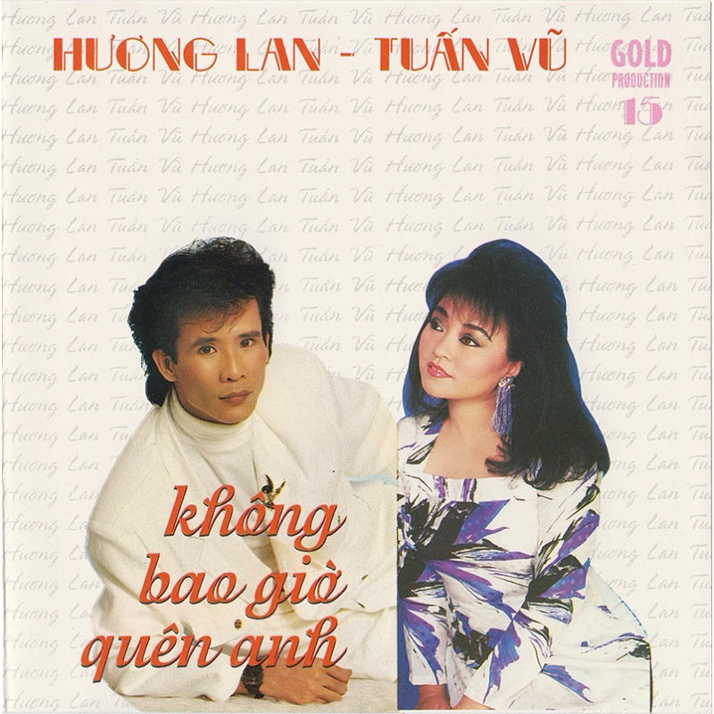 เทปคาสเซ็ท Tuan Vu, Huong Lan - Never Forget Anh
