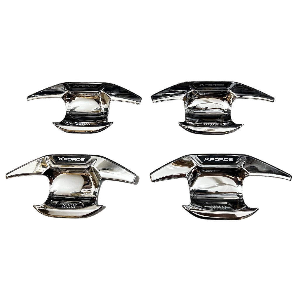 Mitsu Xforce 2024 2025 ประตู Recess พร้อมชุบโครเมียมสวยงาม พร้อมโลโก้ 三维 - ชุด 4 ตัว Recess