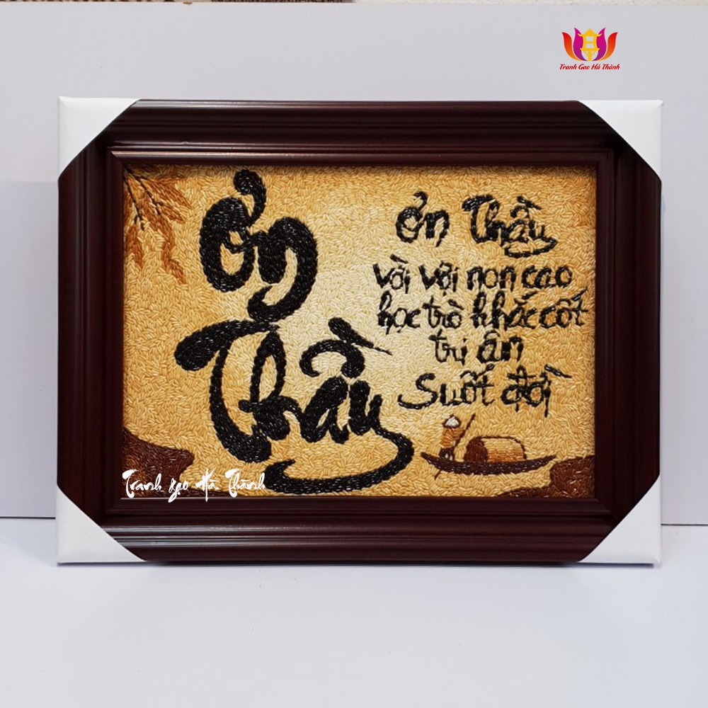 ภาพวาด TRI Rice THANK YOU TEACHER HA THHANH - Grateful to TEACHER กล่องของขวัญระดับไฮเอนด์ 1 ชิ้น