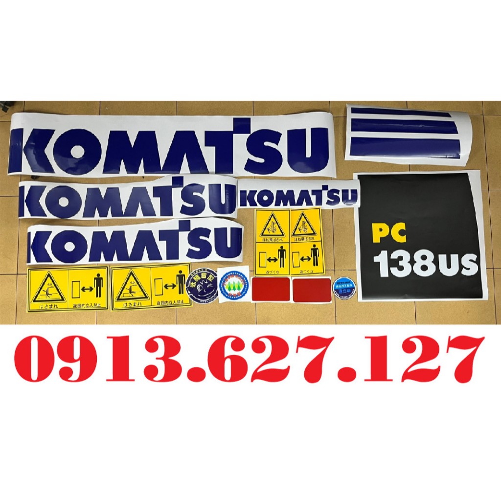 แสตมป์ KOMATSU PC138US-8