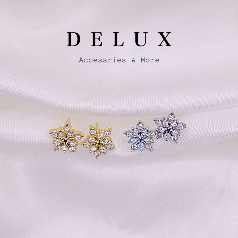 ต่างหู DeLUX เกล็ดหิมะย้อนยุคหรูหรา - DELUX 0506