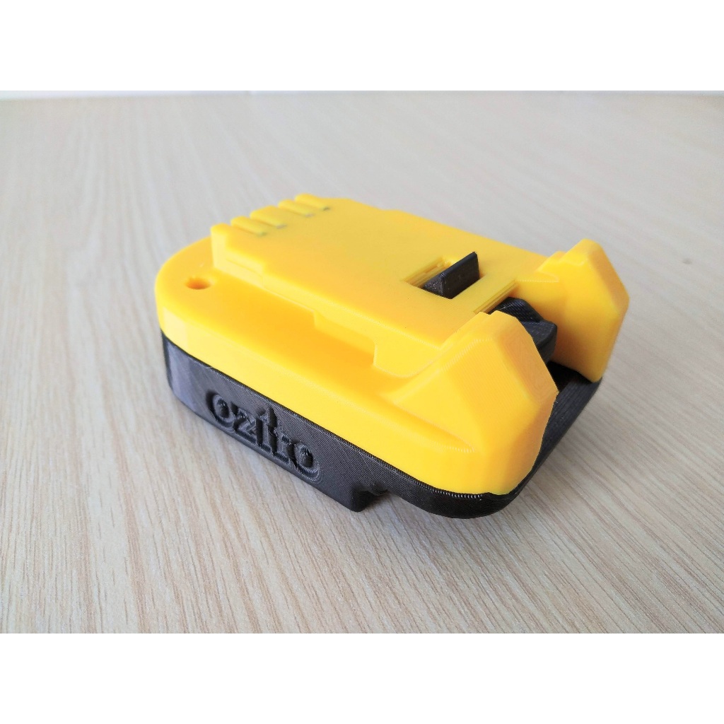 อะแดปเตอร์แบตเตอรี่ Ozito Power X (สีแดง) สําหรับ Dewalt 20v