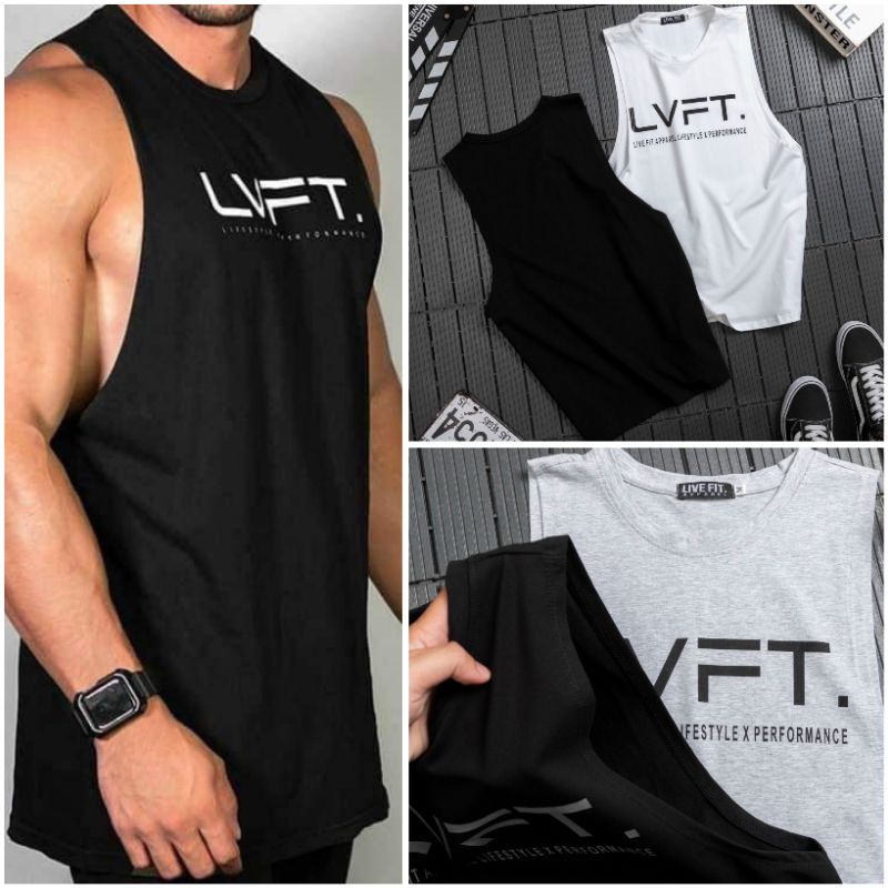 [ ใหม่ 2024 ] เสื้อกล้ามยิมผู้ชาย เสื้อกล้ามยิมผู้ชาย LVFT - Ken Store