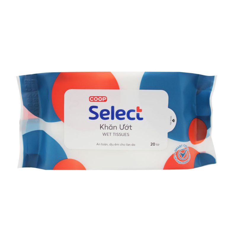 [NEW DATE] Coop Select กระดาษทิชชู่เปียก 20 แผ่น (Kco1)