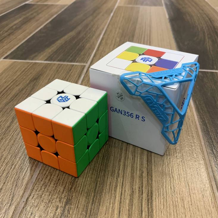 Rubik 3x3 Gan 356 RS Stickerless - ลูกบาศก์รูบิค 3 ชั้นระดับพรีเมียมของแท้ - ของเล่นการพัฒนาทางปัญญา