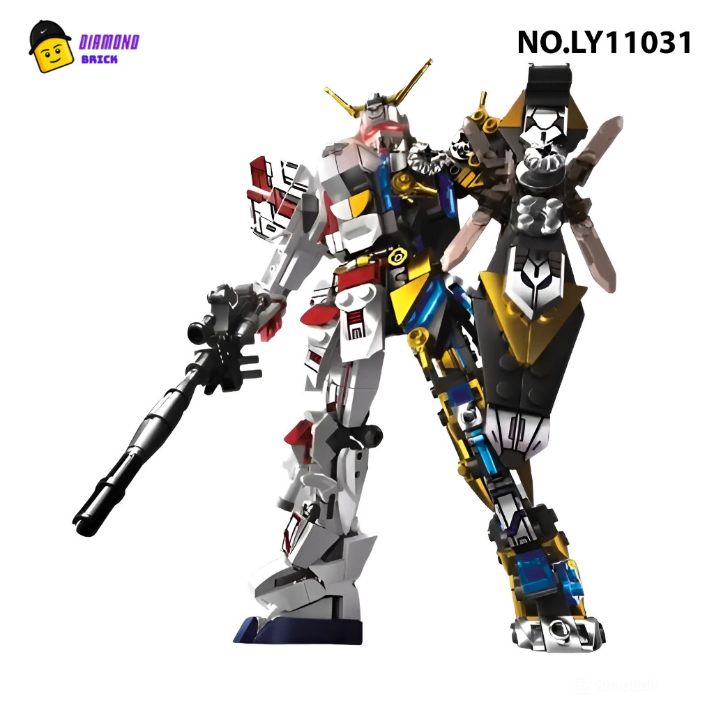 Lego Gundam Model Gundam Unicorn, Justice, Barbatos Mecha Warrior LY11031 ญี ่ ปุ ่ น