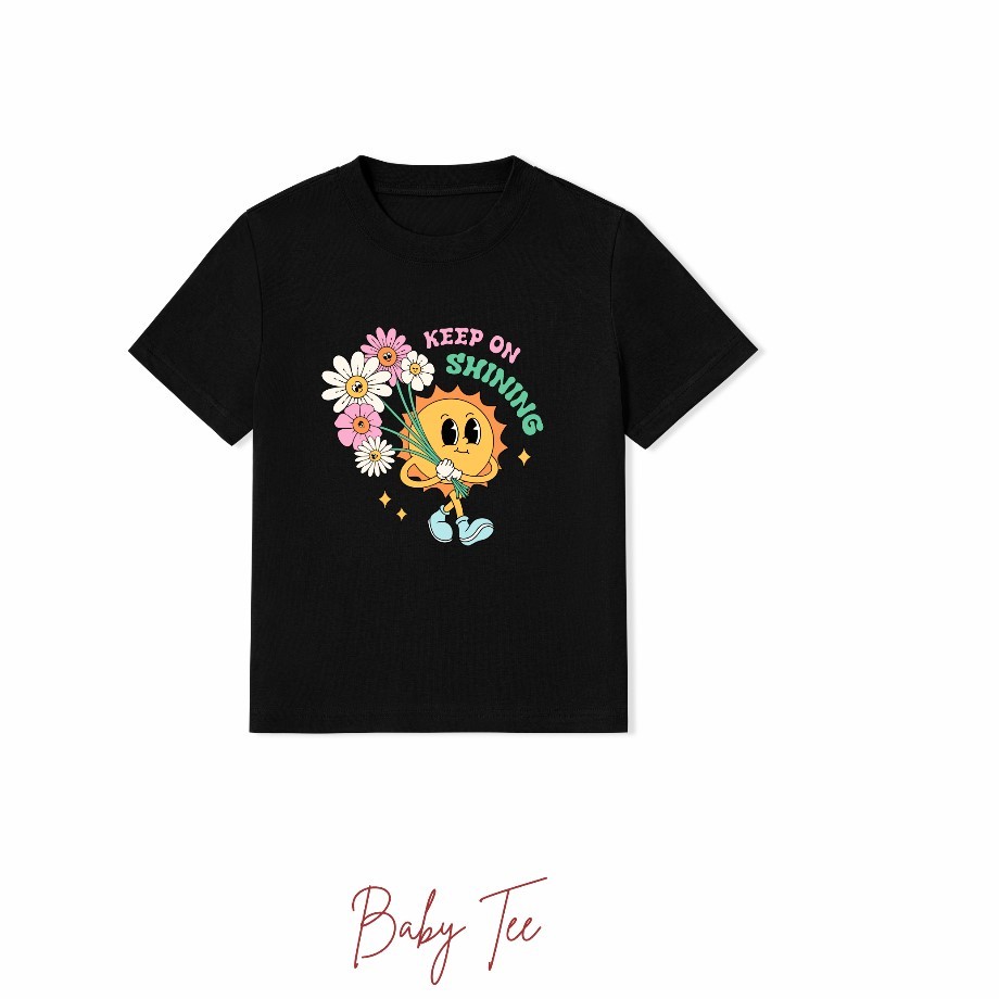 เสื้อยืดจั๊ม Babytee KEEP ON SHINING ba3595