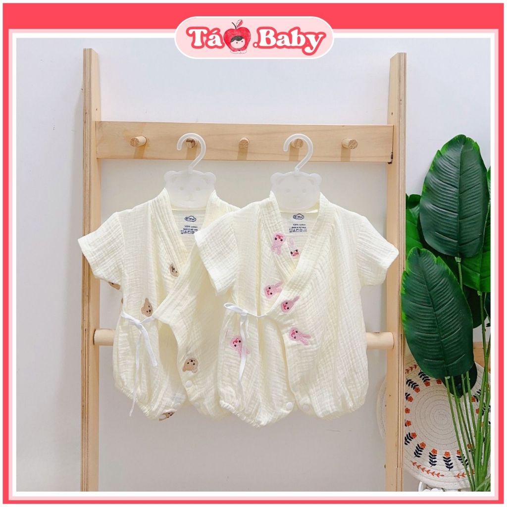 ชุดบอดี้สูทชุดนอนผ้าฝ้ายสไตล์ญี่ปุ่นสําหรับเด็กทารก QT008 tao.baby