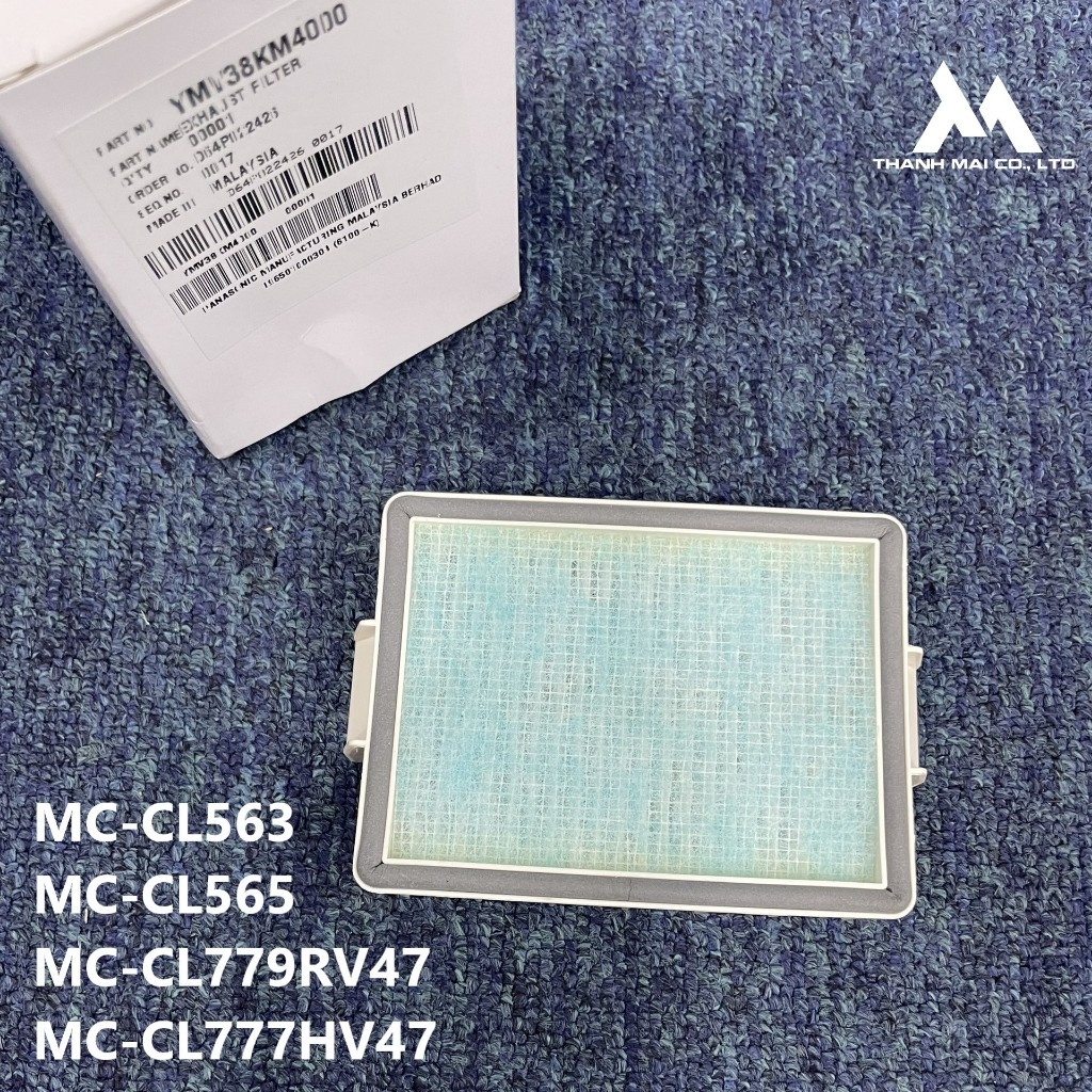 [สินค้าแท้] Panasonic เครื่องดูดฝุ่นกรองฝุ่น MC-CL563/ MC-CL565/ MC-CL777/ MC-CL779 _ YMV38KM4000