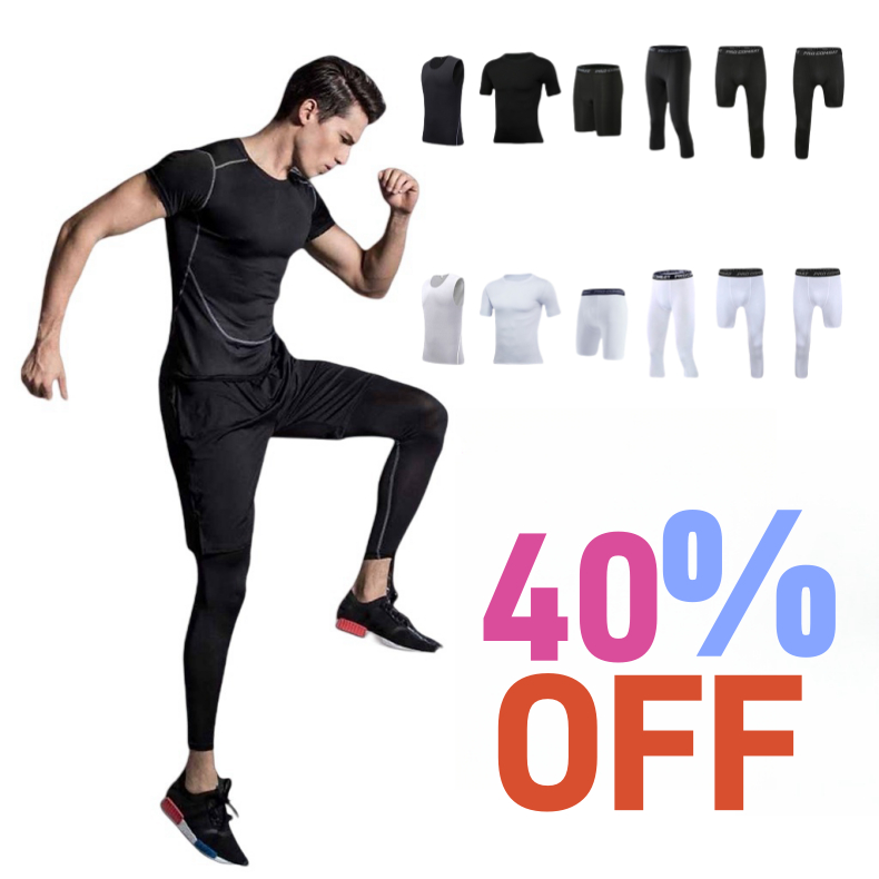 กางเกงระบายความร้อนสําหรับฝึกซ้อมฟุตบอลชาย Gym Pro Combat, เสื้อบอดี้ความร้อนสําหรับผู้ชาย GYM SHARK