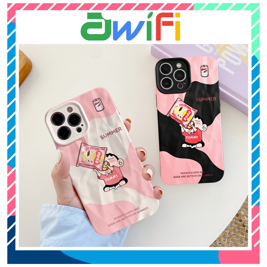 Shin bim fold iphone Case 6s/6plus/7/8/plus/x/xs/11/12/13/14/15/pro/max/plus/promax- เคส Awifi M5-2