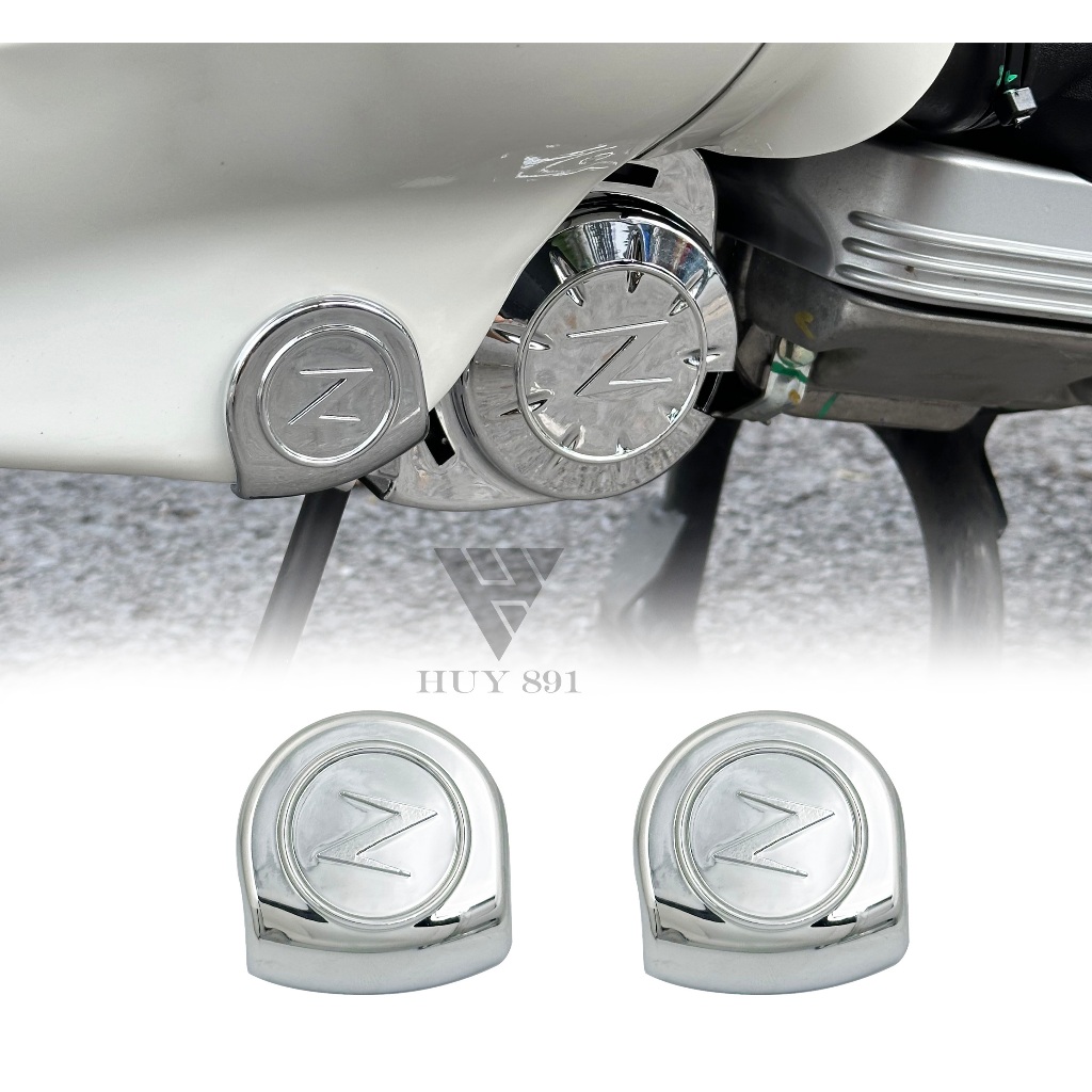 ฝาครอบใต้พลาสติก Chrome Zelioni สําหรับ Vespa Sprint, Primavera