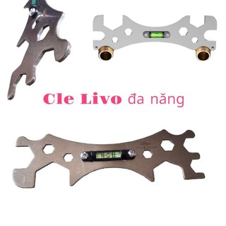 Cờ lê đa năng có thước thủy livo chuyên dùng lắp sen vòi