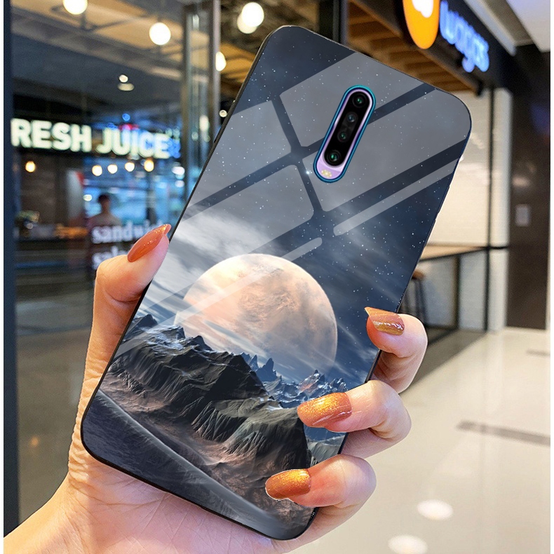 XIAOMI REDMI K30, K30 PRO Case กระจกนิรภัยด้านหลัง ดีไซน์หรูเป็นพิเศษ