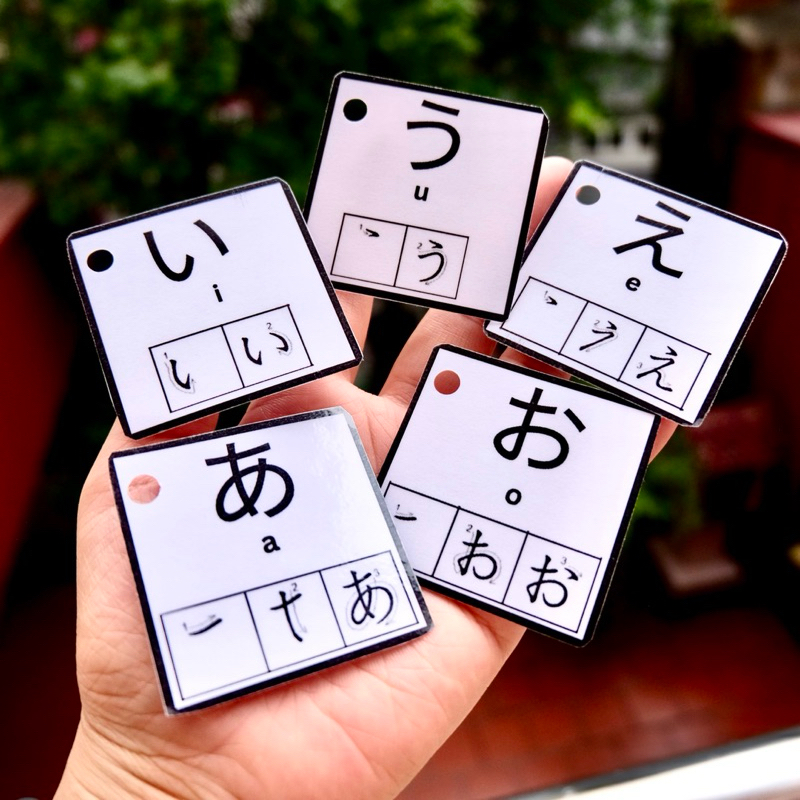 บัตรคําศัพท์-higarana และ Katakana การ์ดเรียนรู้ตัวอักษรญี่ปุ่นสําหรับผู้เริ่มต้น- สามารถเขียนได้