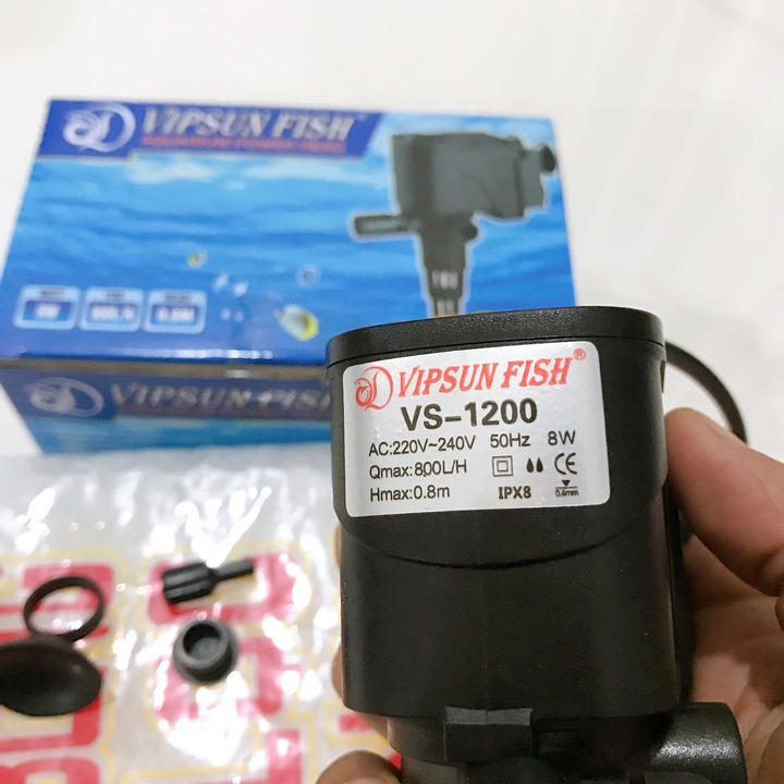 ปั๊ม, เครื่องกรองน้ํา vs-1200 8w สําหรับตู้ปลาและตู้ปลา