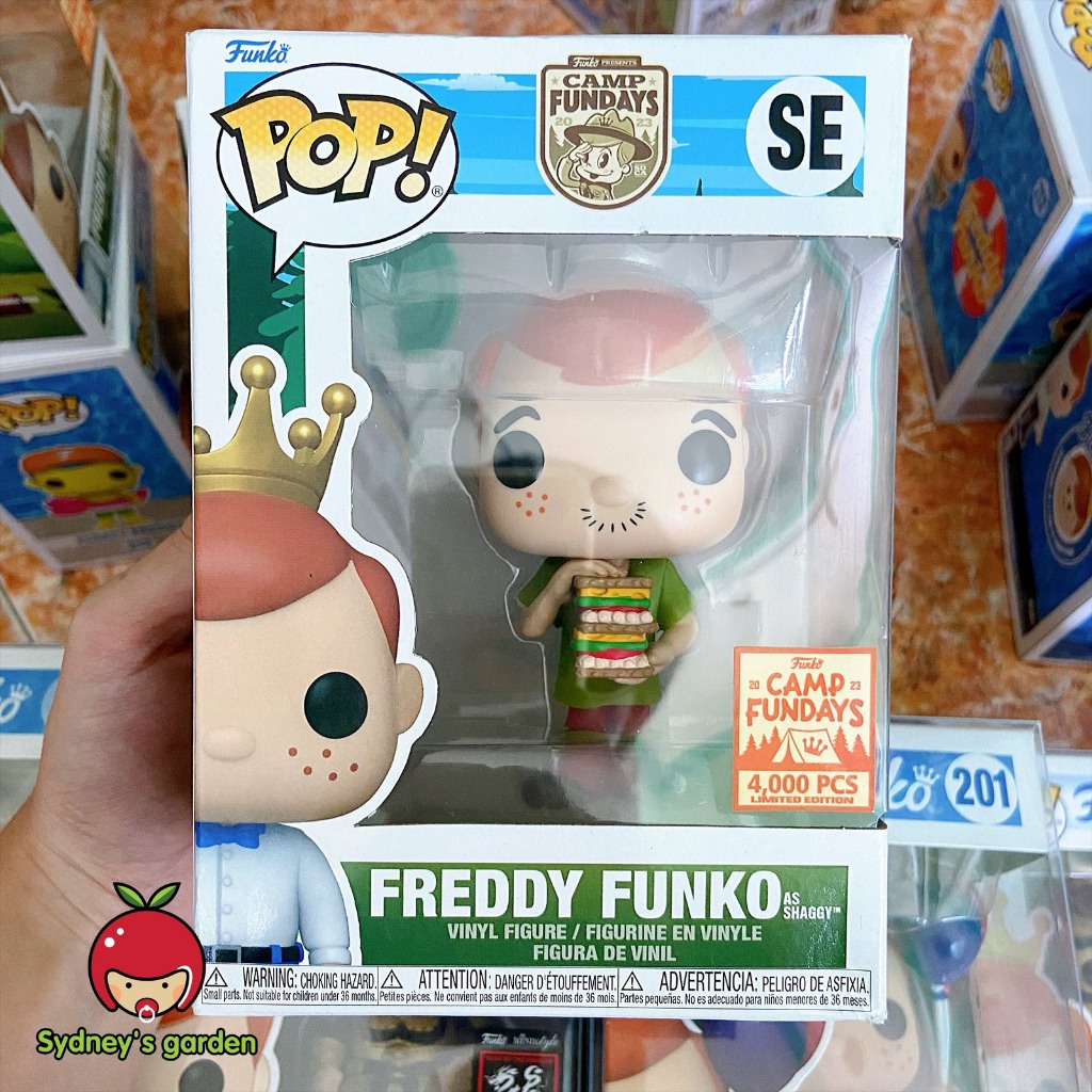 Funko Pop FREDDY FUNKO Figure - FREDDY AS SHAGGY (CAMP FUNDAY) (จํากัด 4000 ชิ้น)