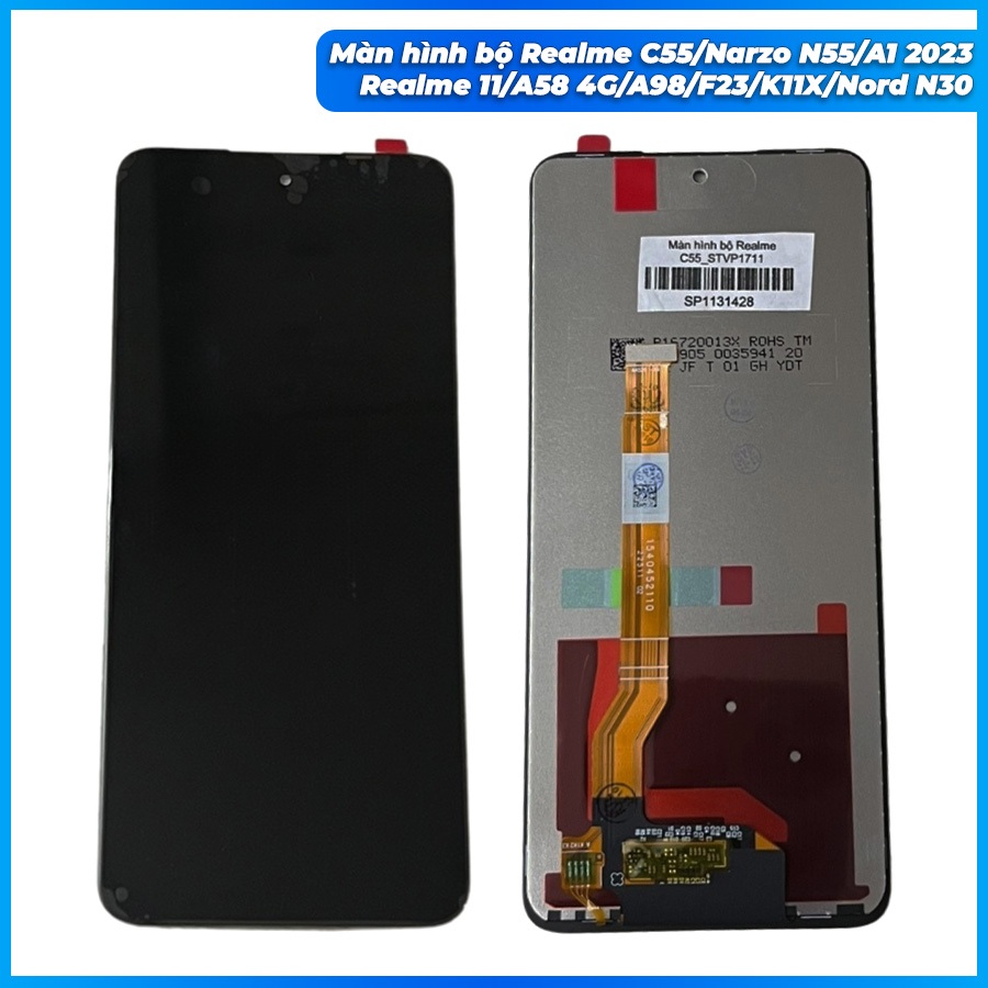 ชุดจอ realme c55, narzo n55, a1 2023, realme 11, a58 4g, a98, f23, k11x, nord n30