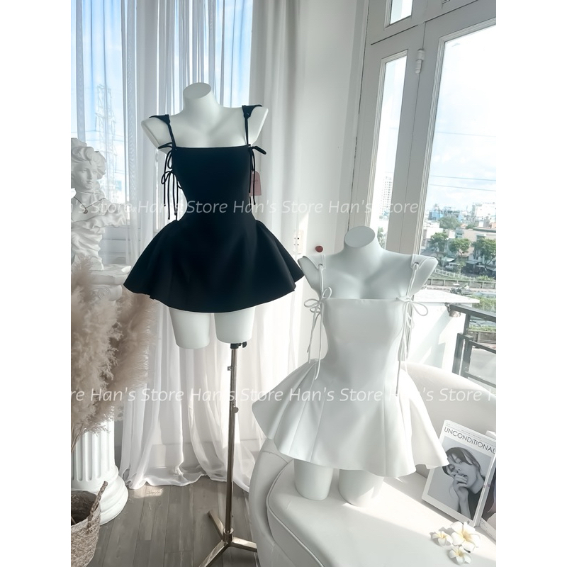 [HANS Store] EXTREMELY BEAUTIFUL SUMMER 2-Strap DRESS (REAL PHOTO)