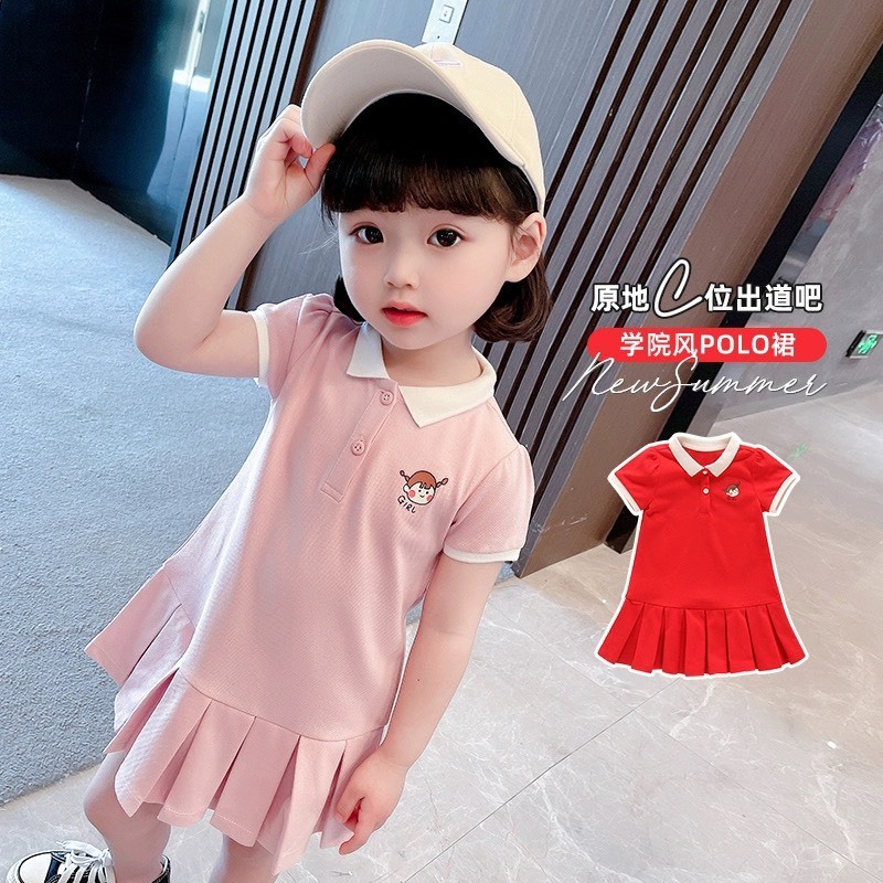 ปลา 3 สี TAIL DRESS GIRL MODEL, SOFT COTTON MATERIAL สําหรับ GIRLS 8-33KG