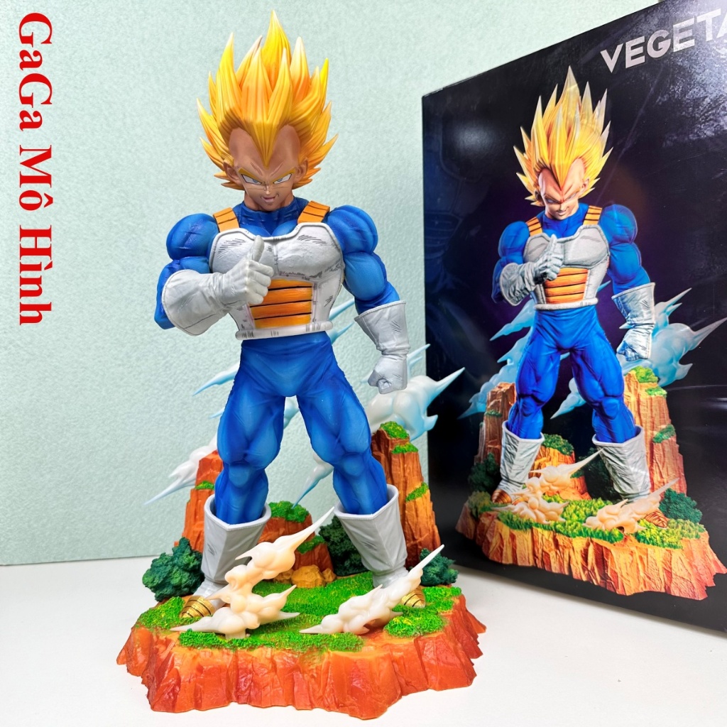 Arrogant Muscle Armor Dragonball Vegeta Model - GaGaMoHihnh พร้อมสายไฟ Led