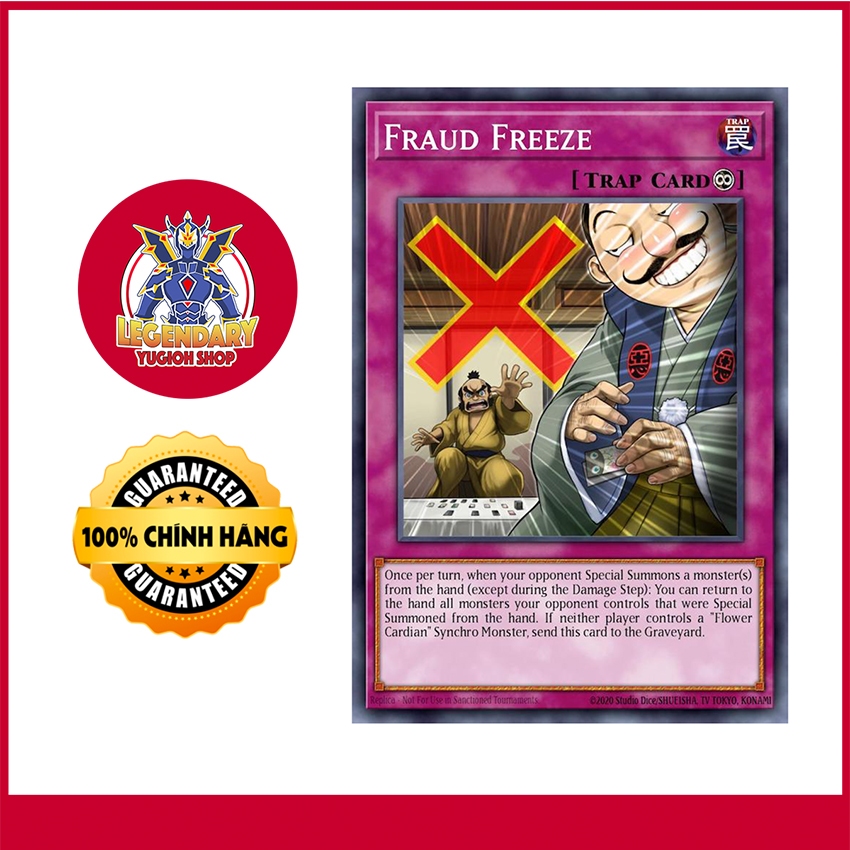 [การ์ด Yugioh ดั้งเดิม] Fraud Freeze