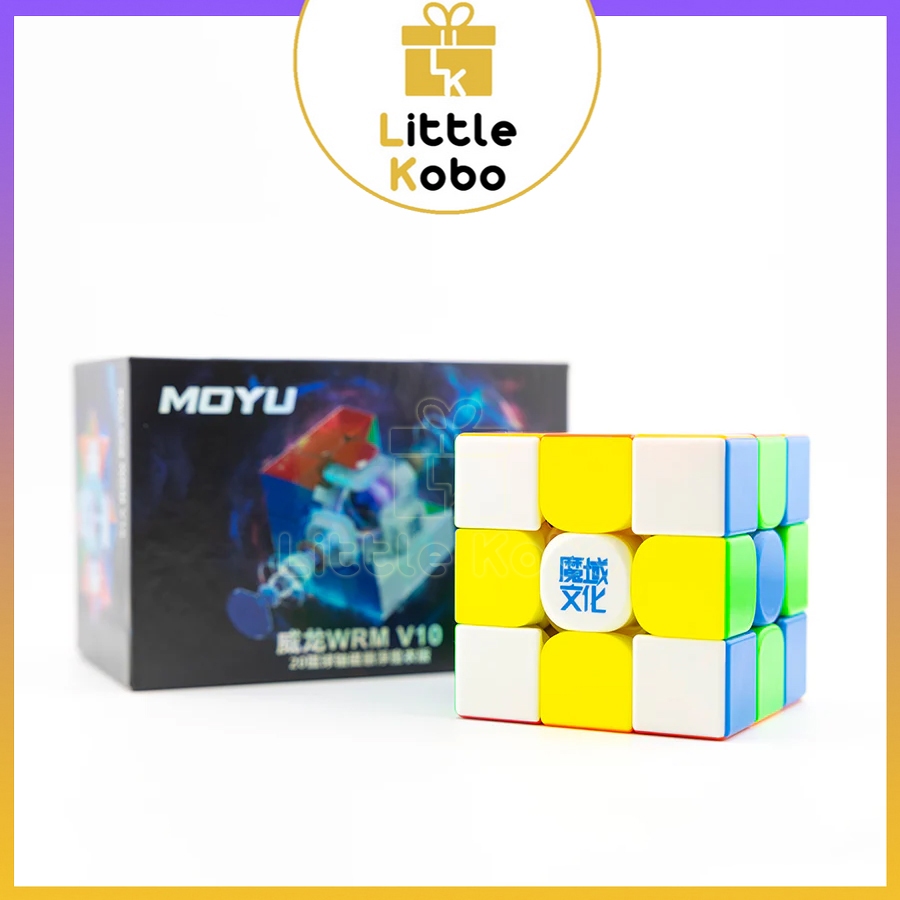 [V10] Rubiks Cube MoYu WeiLong WRM V10 3x3 Rubiks Cube WeiLong WR M แม่เหล็กพรีเมี่ยม Maglev Ballcor
