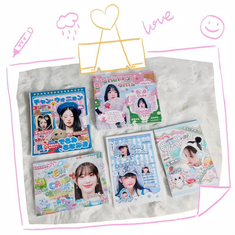 NewJeans Haerin, IVE WonYoung sealing Sticker พิมพ์โรงงานเกาหลี