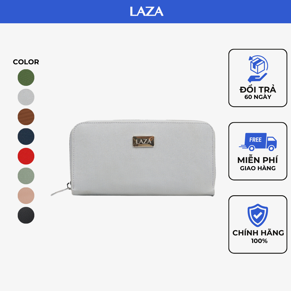 Laza Fundy Wallet 561 กระเป๋าสตางค์แฟชั่นสตรีมือถือ - วัสดุผ้าใบกันน้ํา