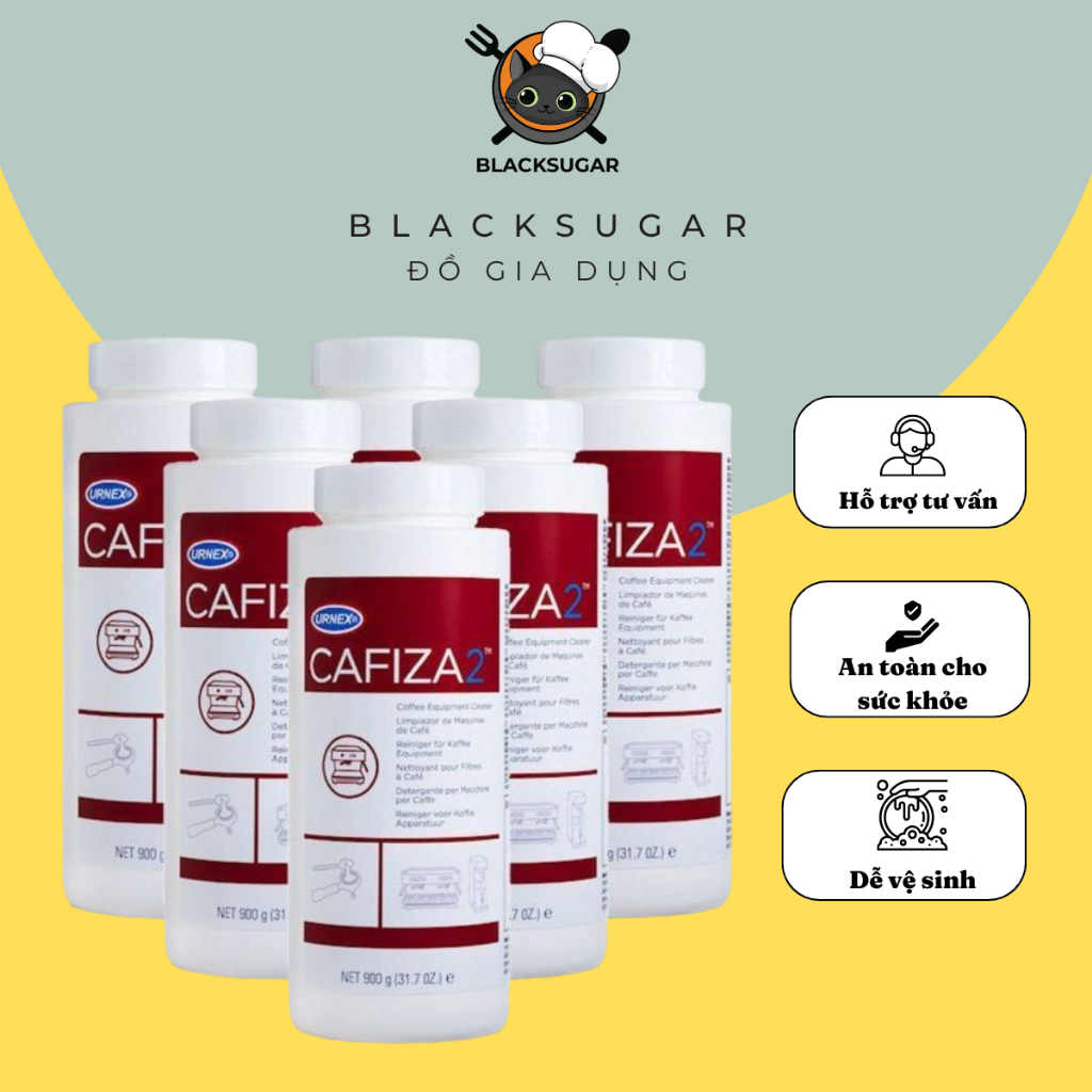 CAFIZA ผงทําความสะอาดเครื่องชงกาแฟ 900G